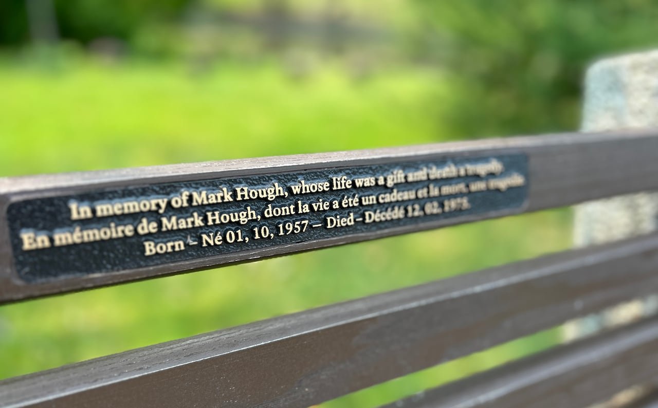 default-818 Earlier this year, Hough's family had a bench along Ottawa's Rideau Canal dedicated to Hough. The family will gather there on the eve of the shooting's anniversary.