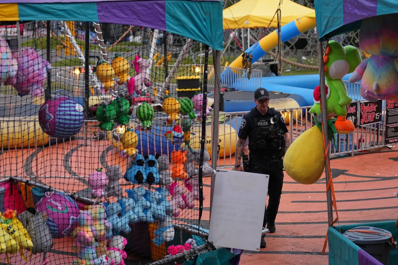 default-821 A police officer patrolling the festival grounds.